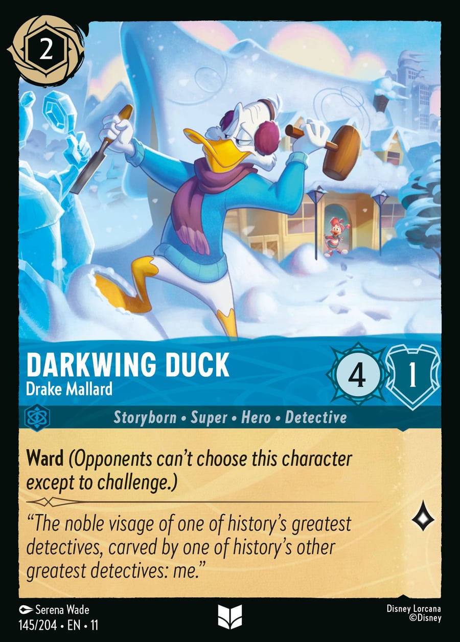 Darkwing Duck - Drake Mallard card art