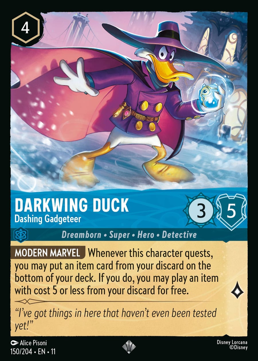 Darkwing Duck - Dashing Gadgeteer card art