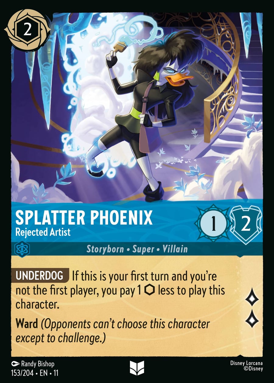 Splatter Phoenix - Rejected Artist card art