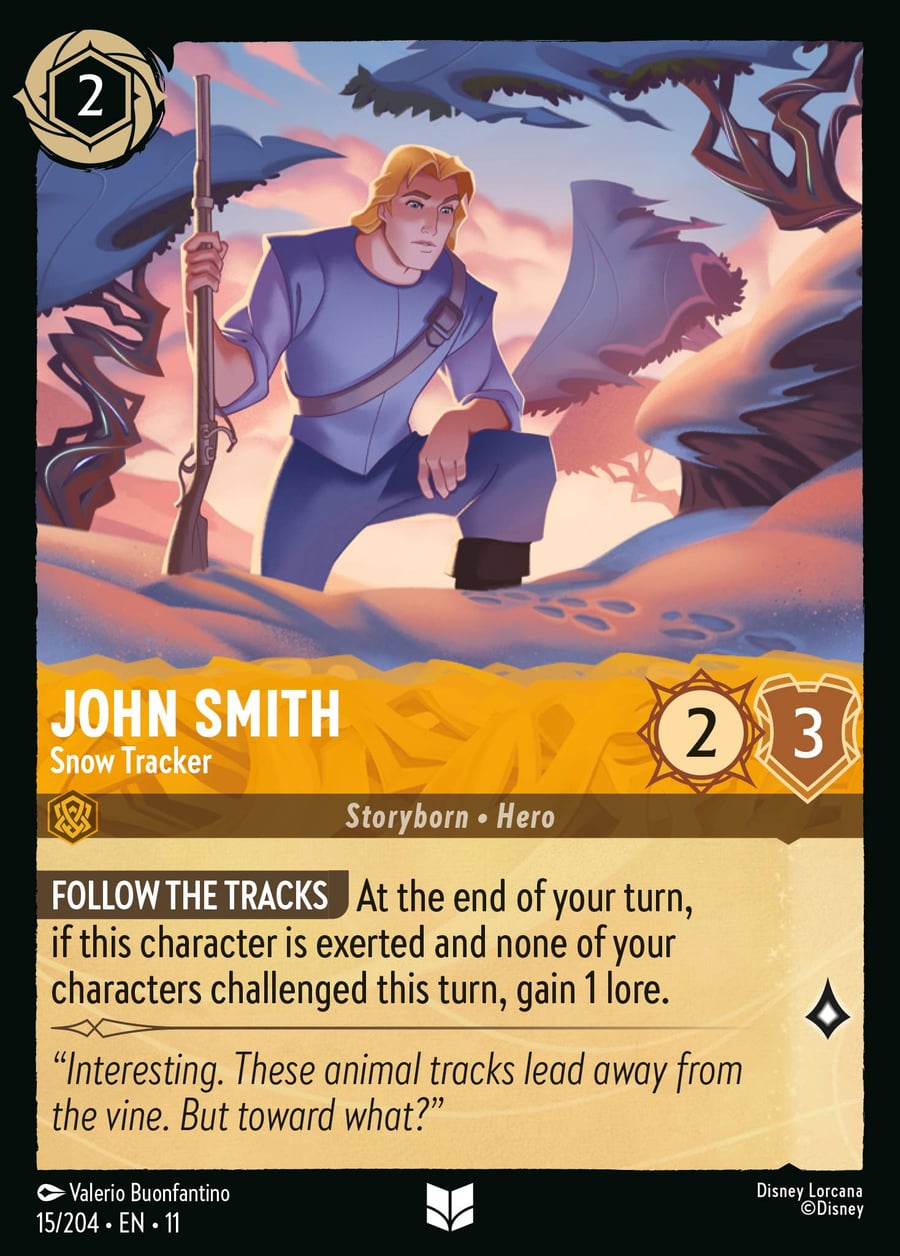 John Smith - Snow Tracker card art