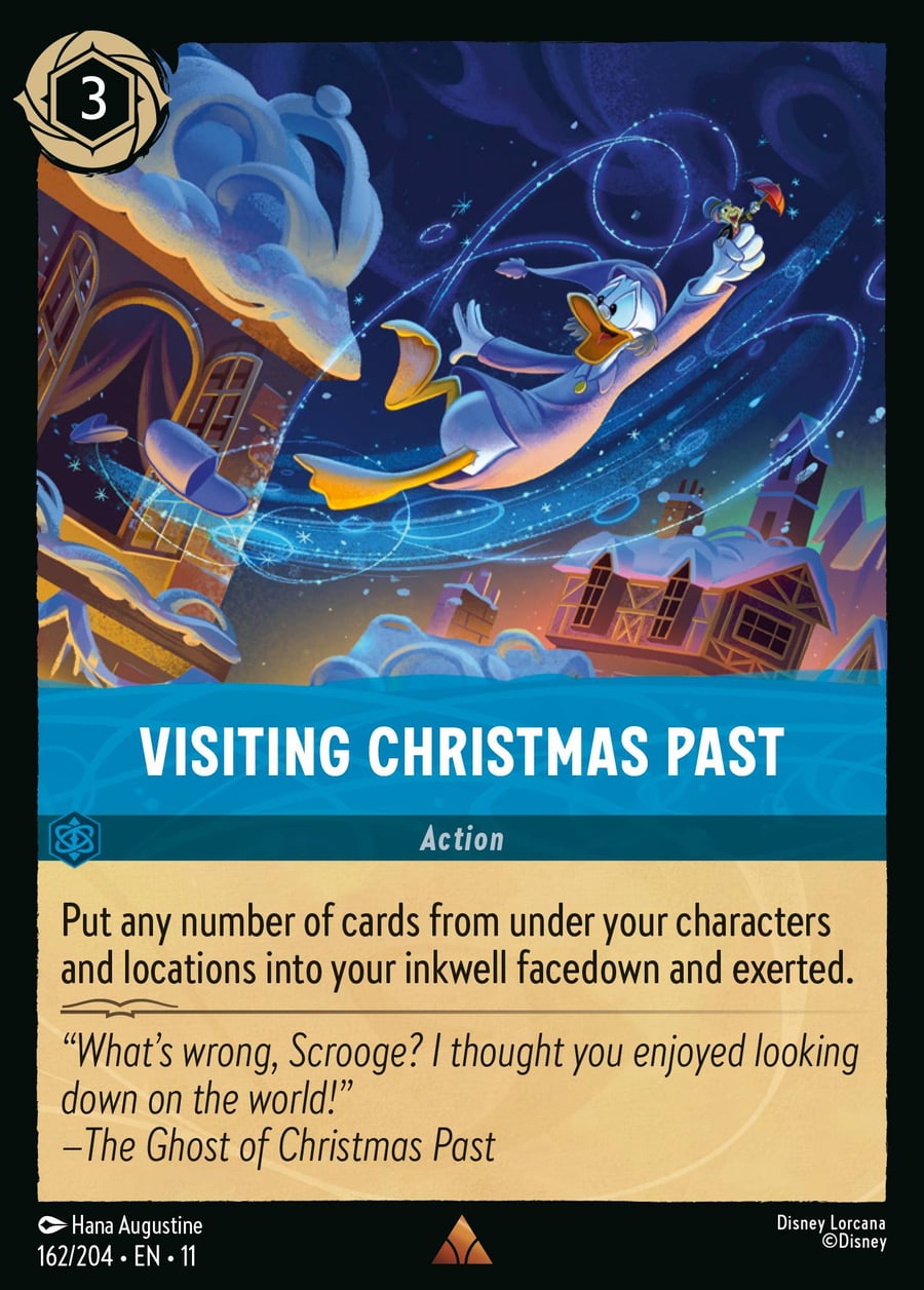 Visiting Christmas Past card art