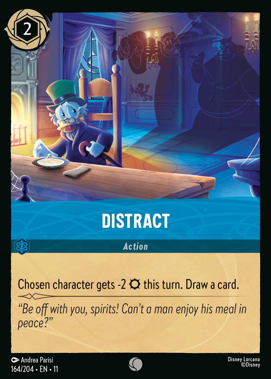 Distract card art