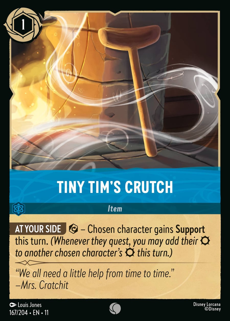 Tiny Tim's Crutch card art
