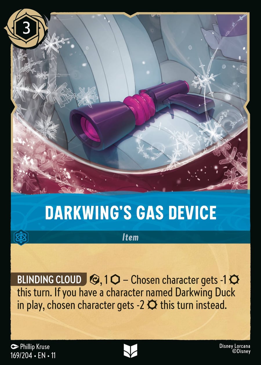Darkwing's Gas Device card art
