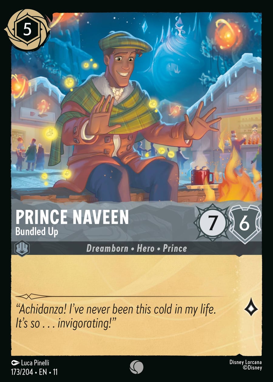 Prince Naveen - Bundled Up card art