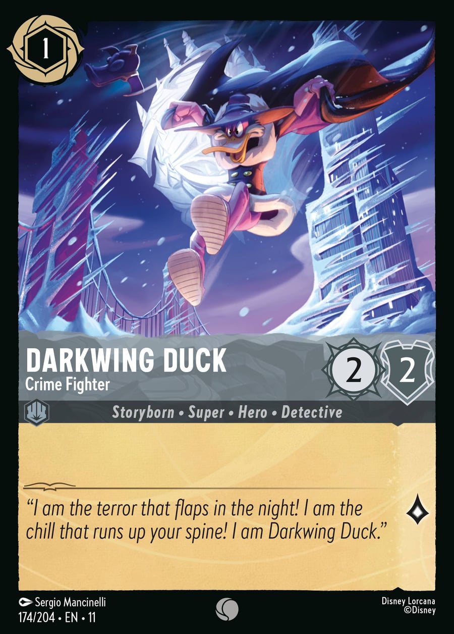 Darkwing Duck - Crime Fighter card art