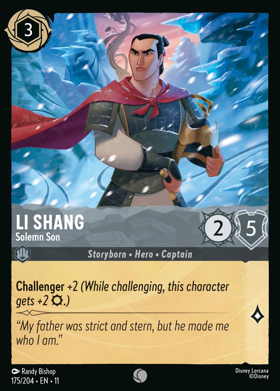 Li Shang - Solemn Son card art