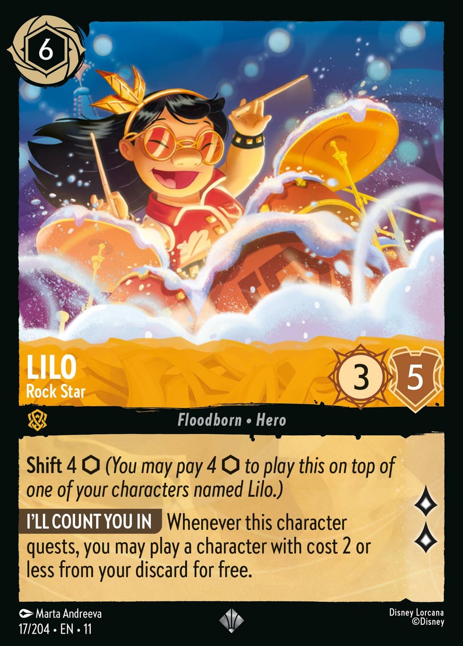 Lilo - Rock Star card art