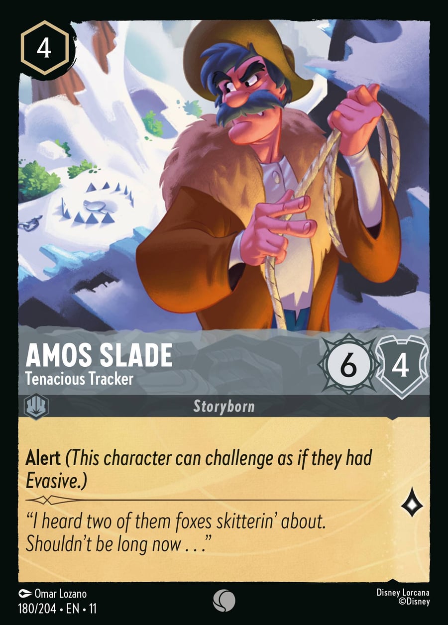 Amos Slade - Tenacious Tracker card art