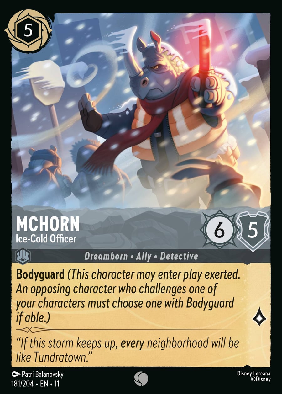 McHorn - Ice-Cold Officer card art
