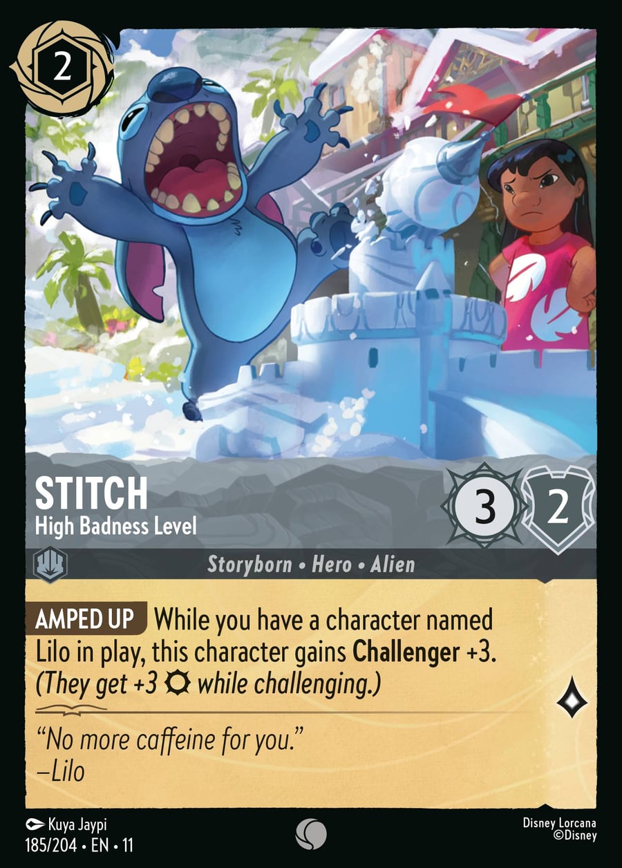 Stitch - High Badness Level card art