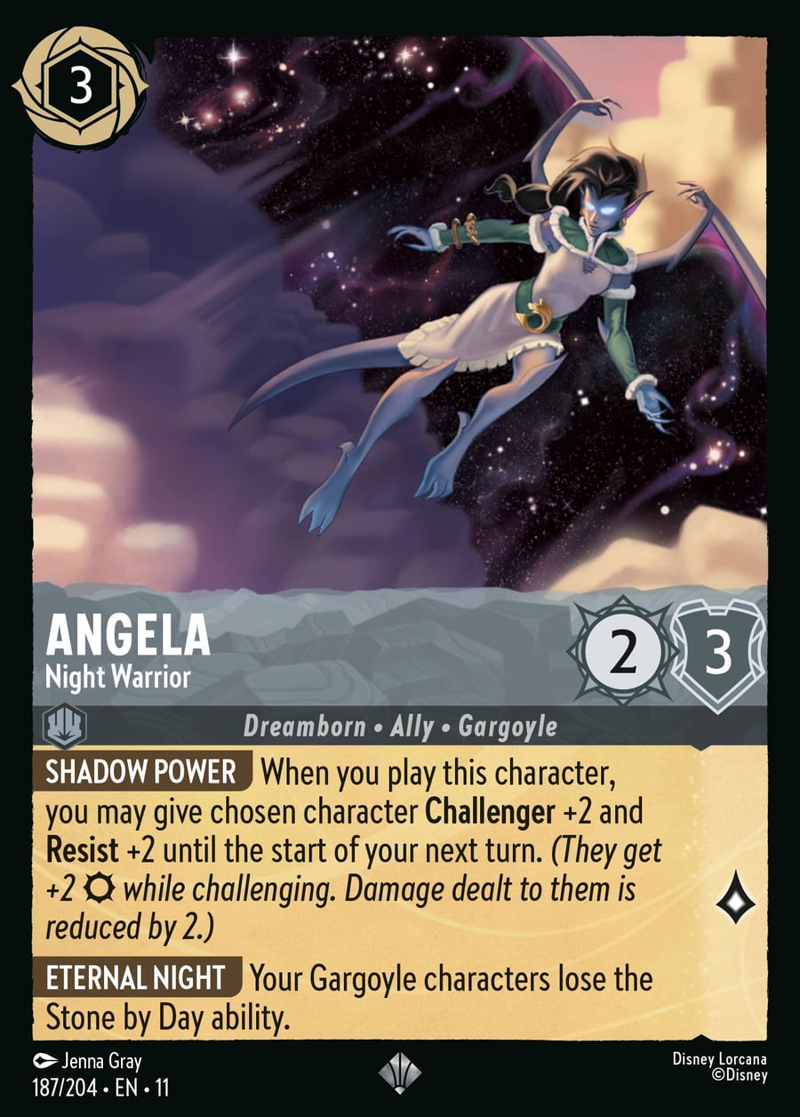 Angela - Night Warrior card art