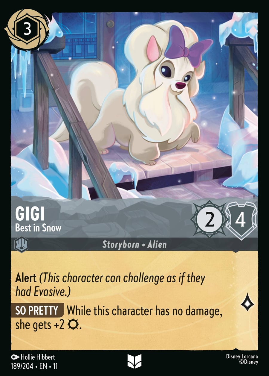 Gigi - Best in Snow card art