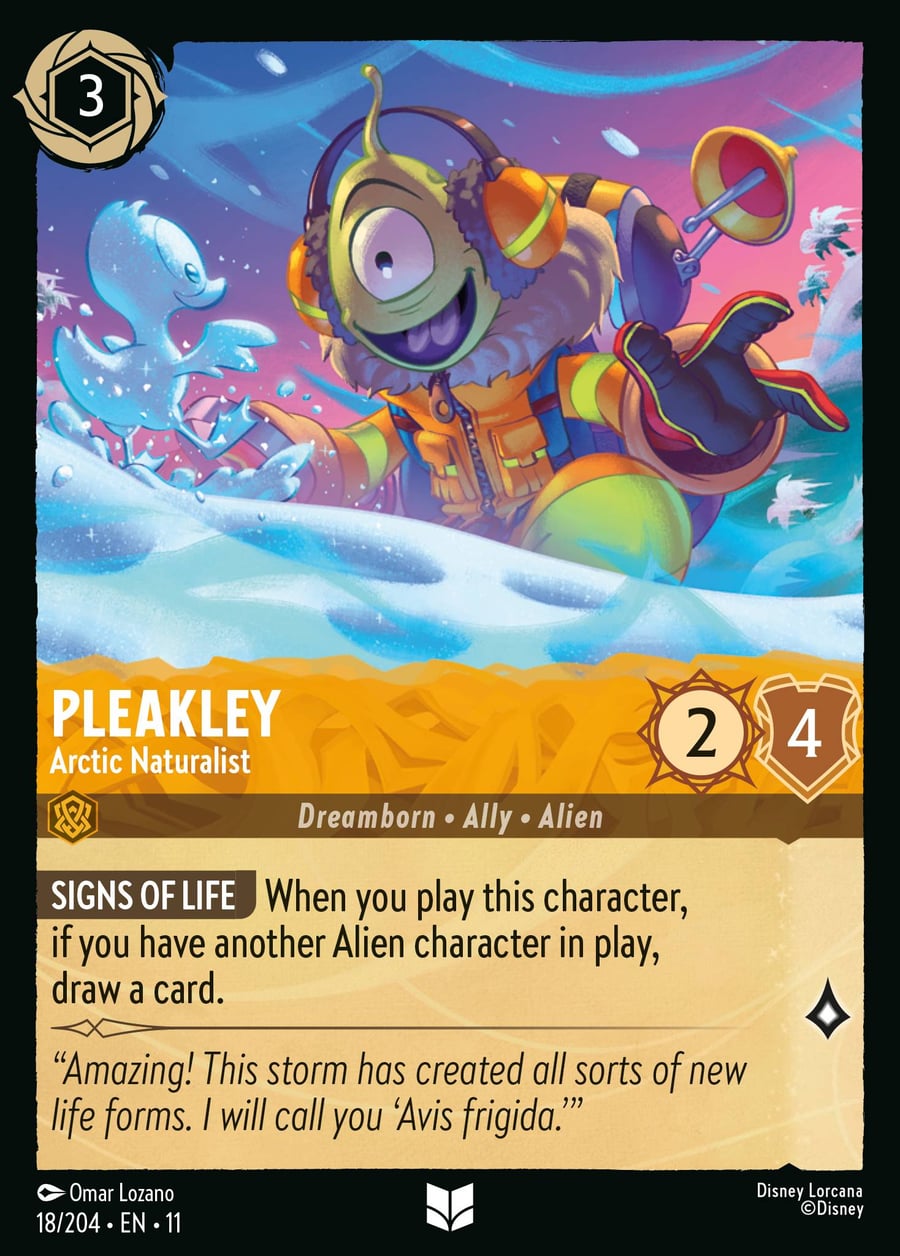 Pleakley - Arctic Naturalist card art