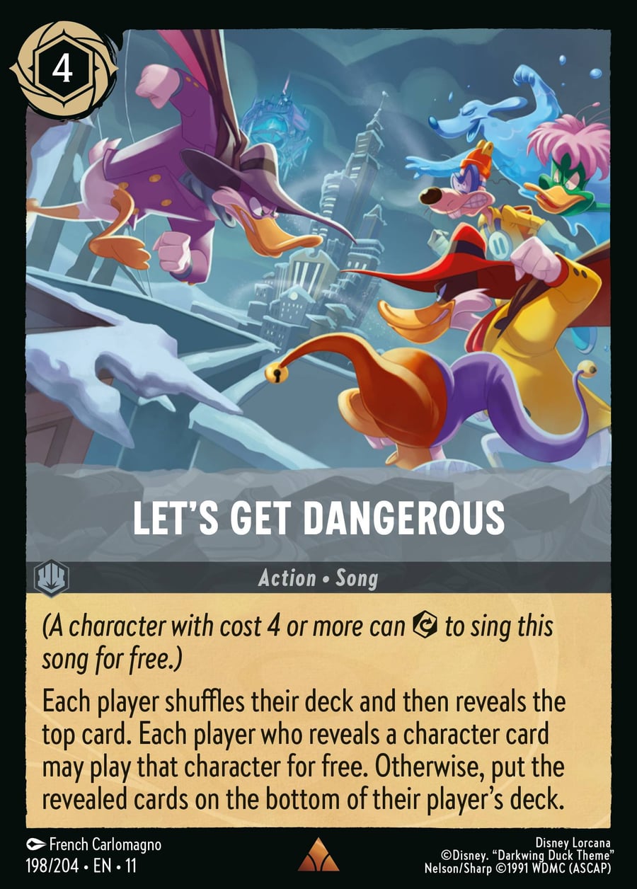 Let's Get Dangerous card art