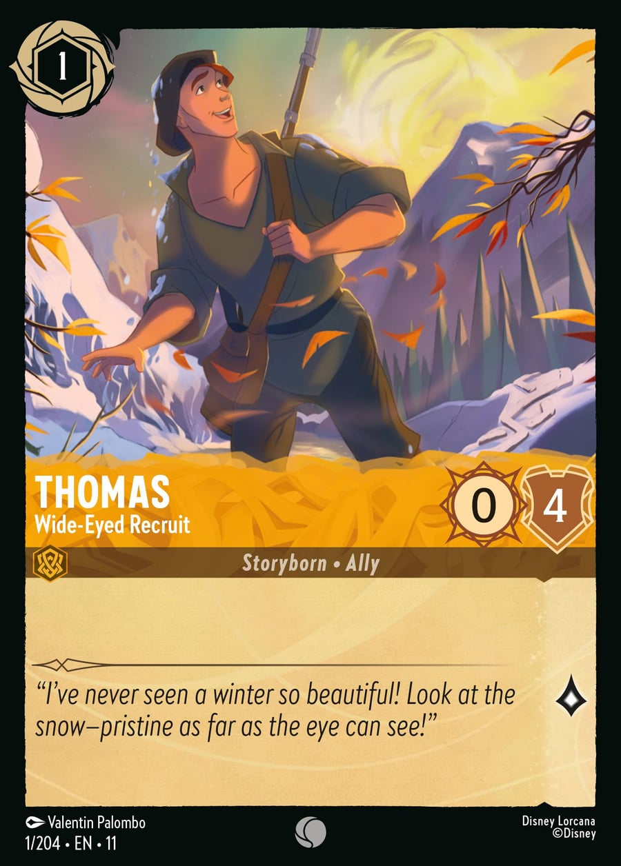 Thomas - Wide-Eyed Recruit card art