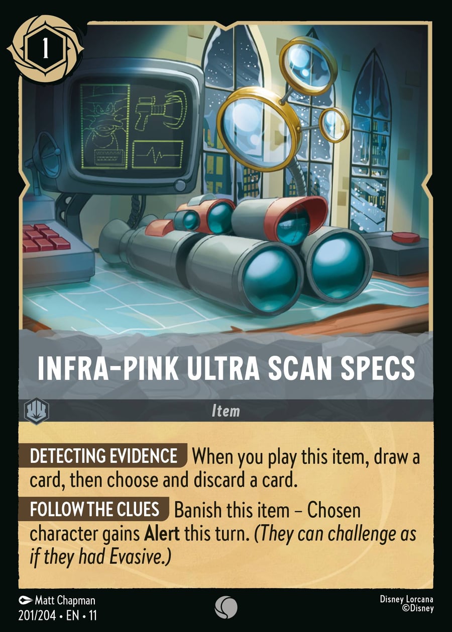 Infra-Pink Ultra Scan Specs card art