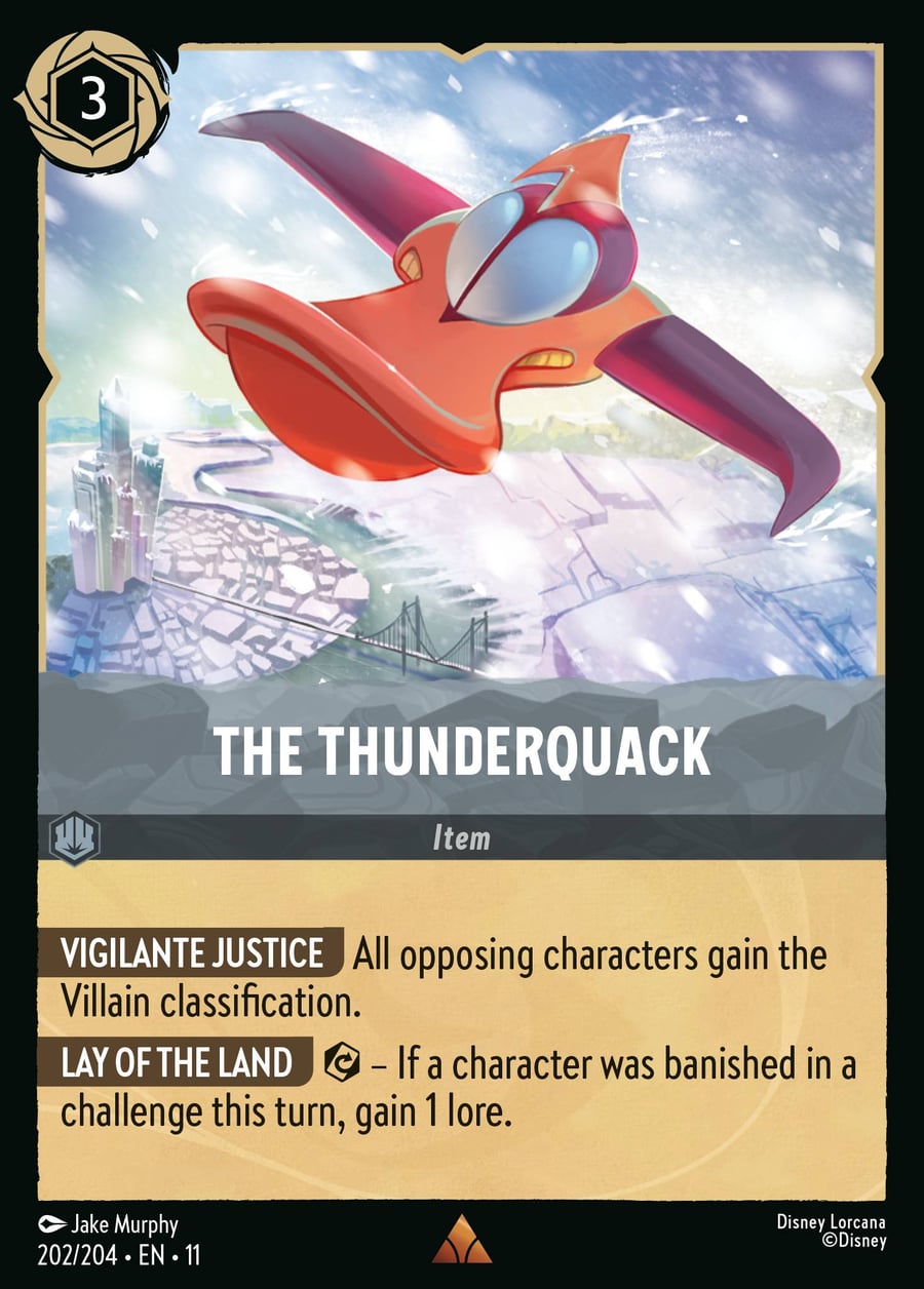The Thunderquack card art