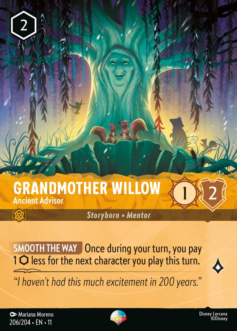 Grandmother Willow - Ancient Advisor card art