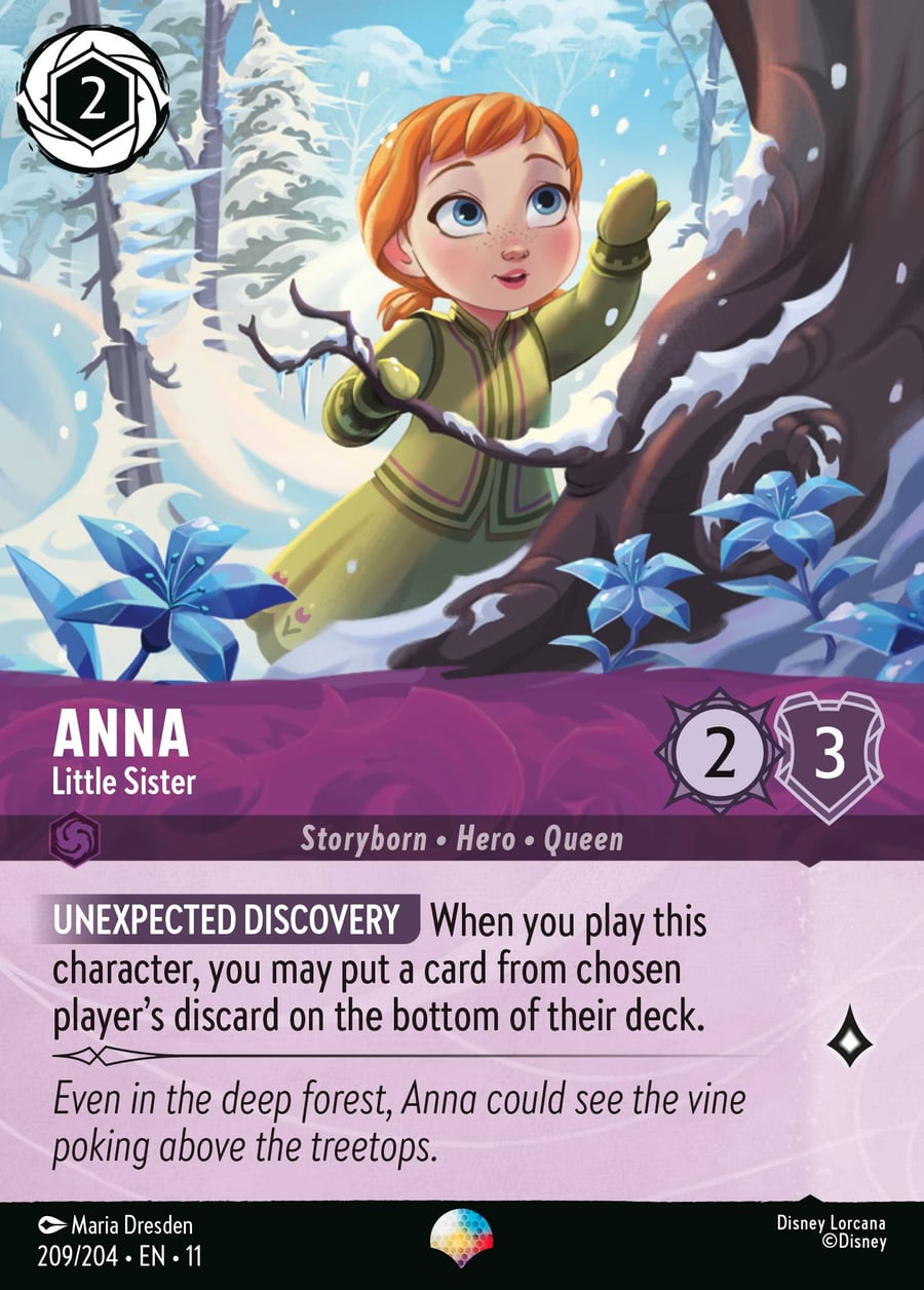Anna - Little Sister card art