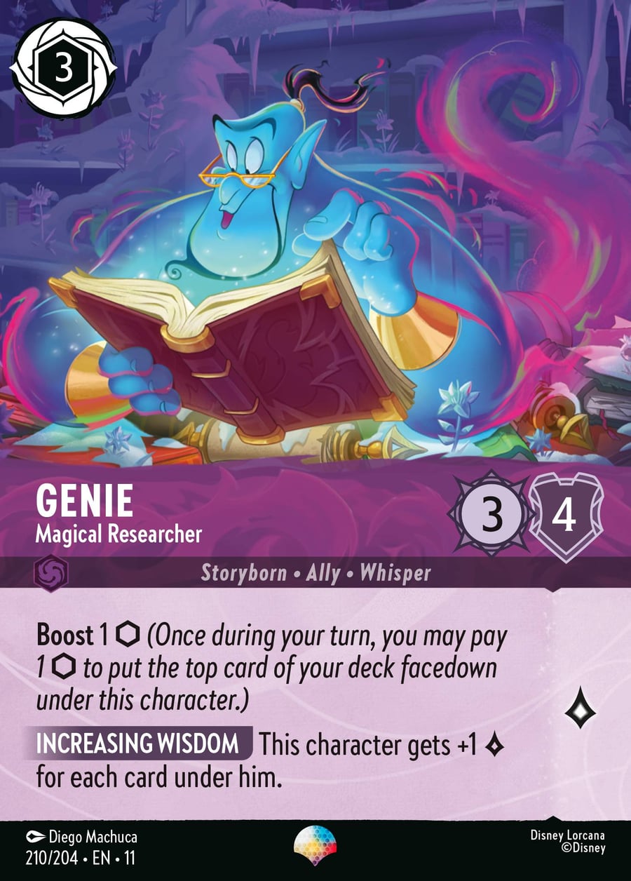 Genie - Magical Researcher card art