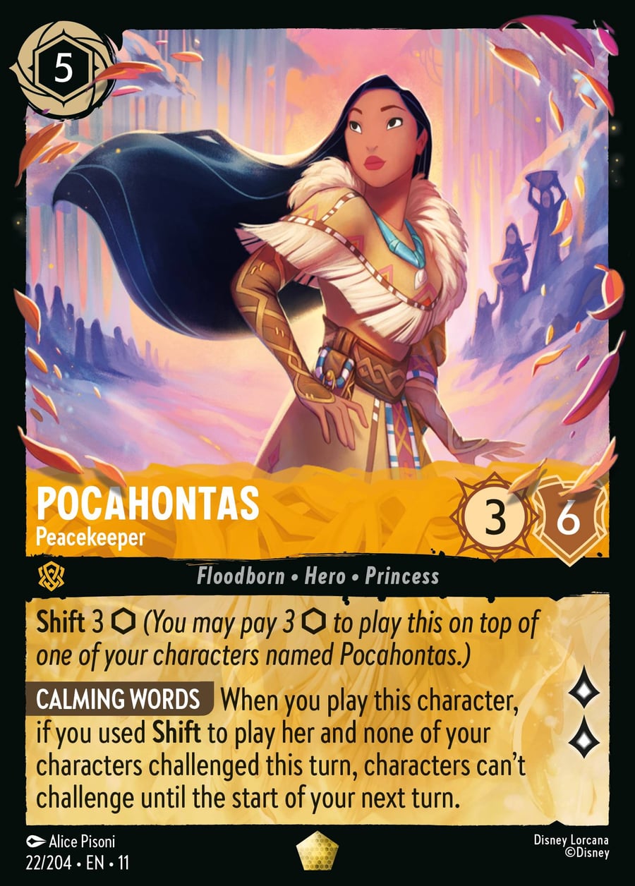 Pocahontas - Peacekeeper card art