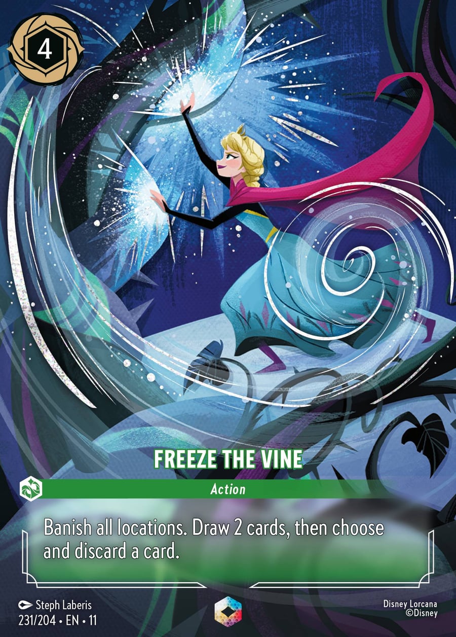 Freeze the Vine card art
