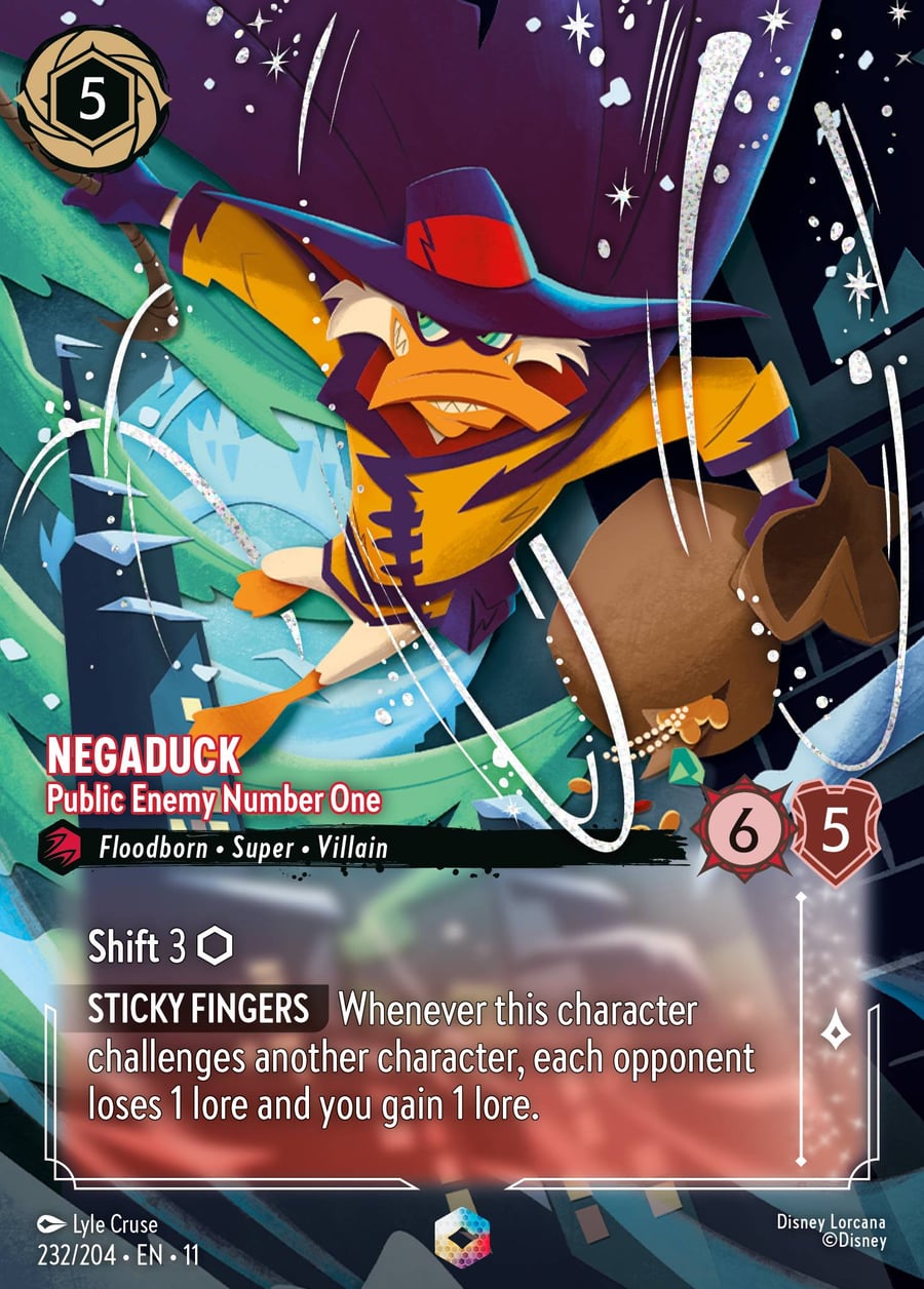 Negaduck - Public Enemy Number One card art