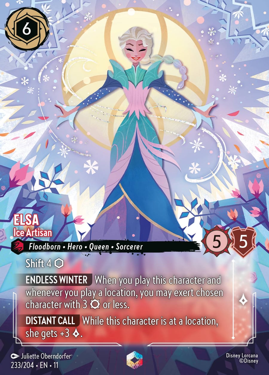 Elsa - Ice Artisan card art