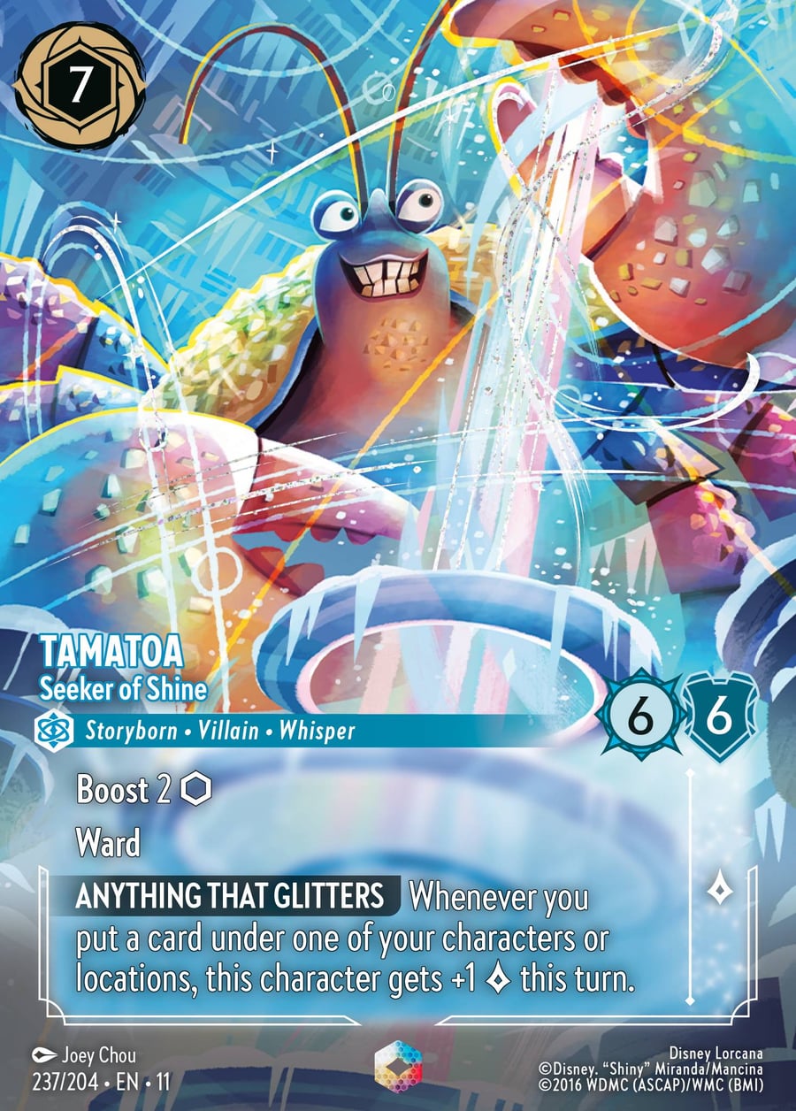 Tamatoa - Seeker of Shine card art