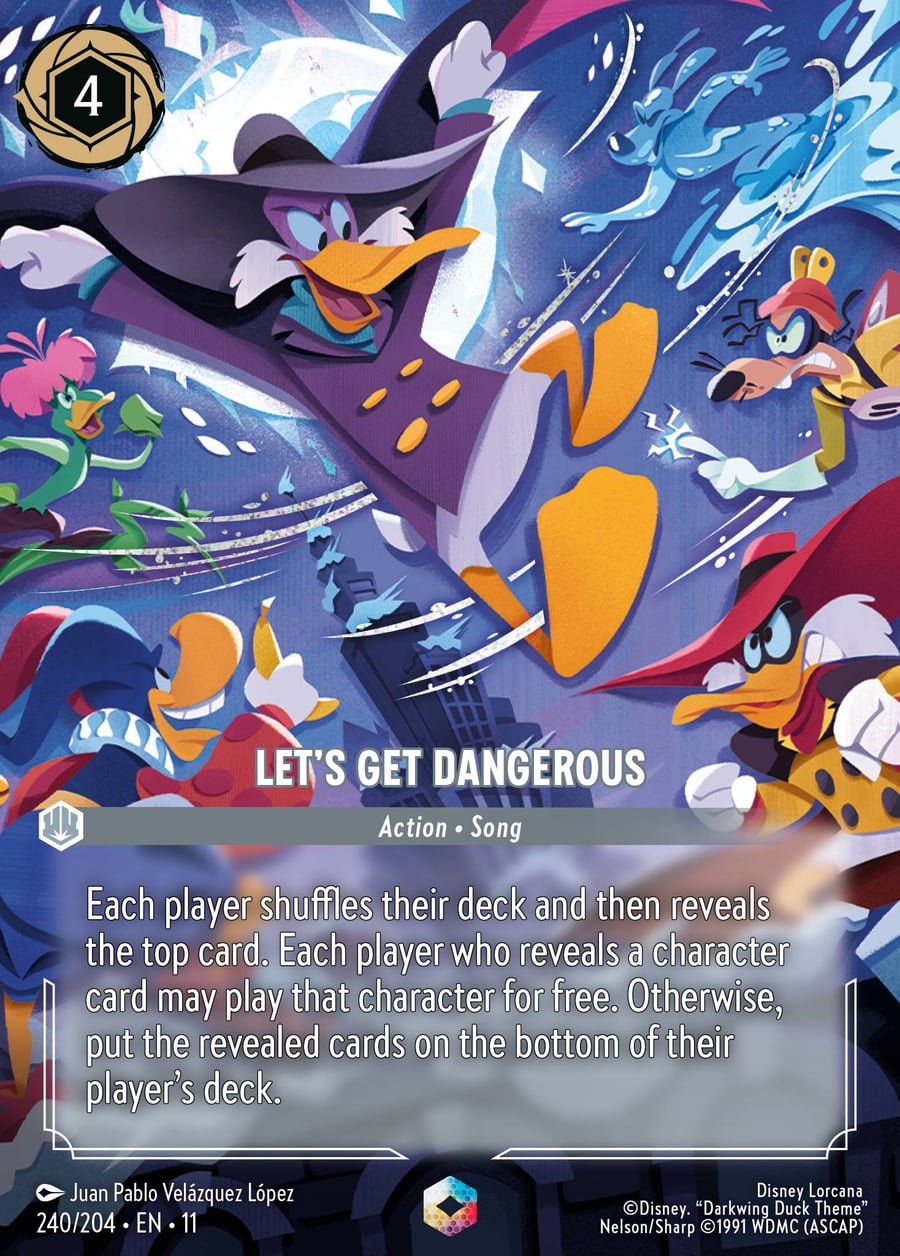 Let's Get Dangerous card art