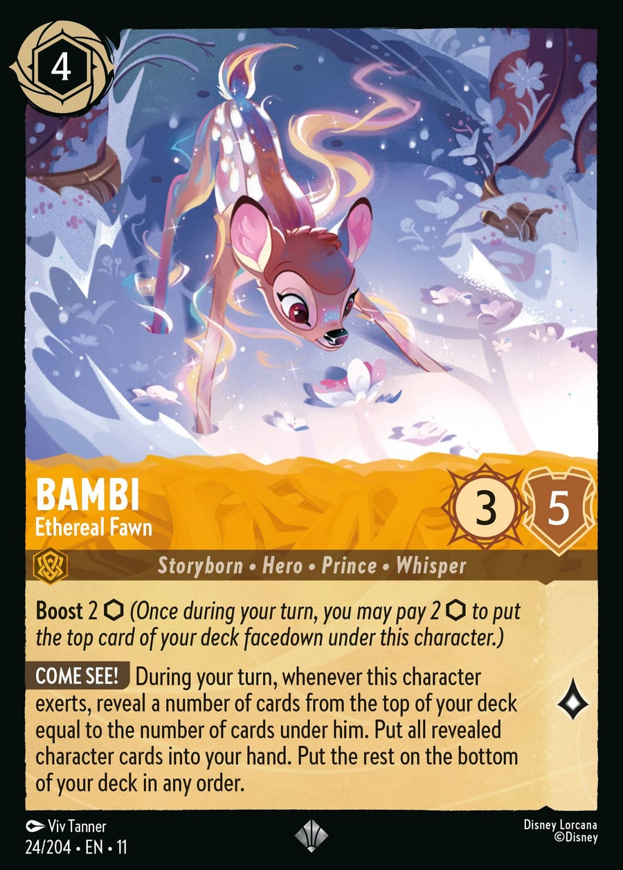 Bambi - Ethereal Fawn card art