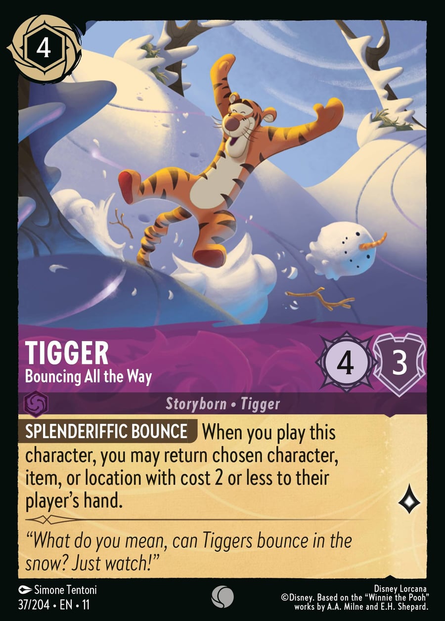 Tigger - Bouncing All the Way card art