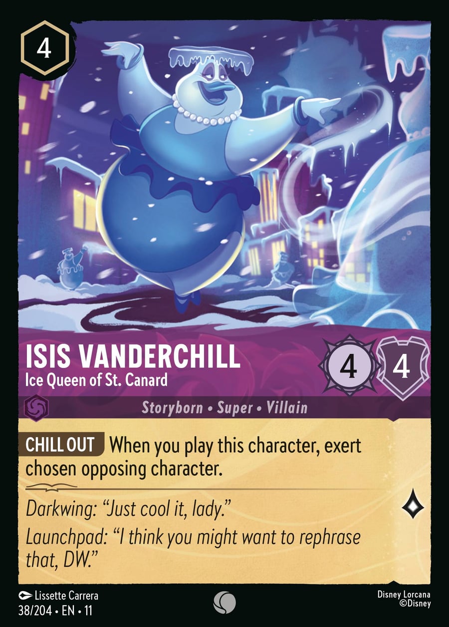 Isis Vanderchill - Ice Queen of St. Canard card art