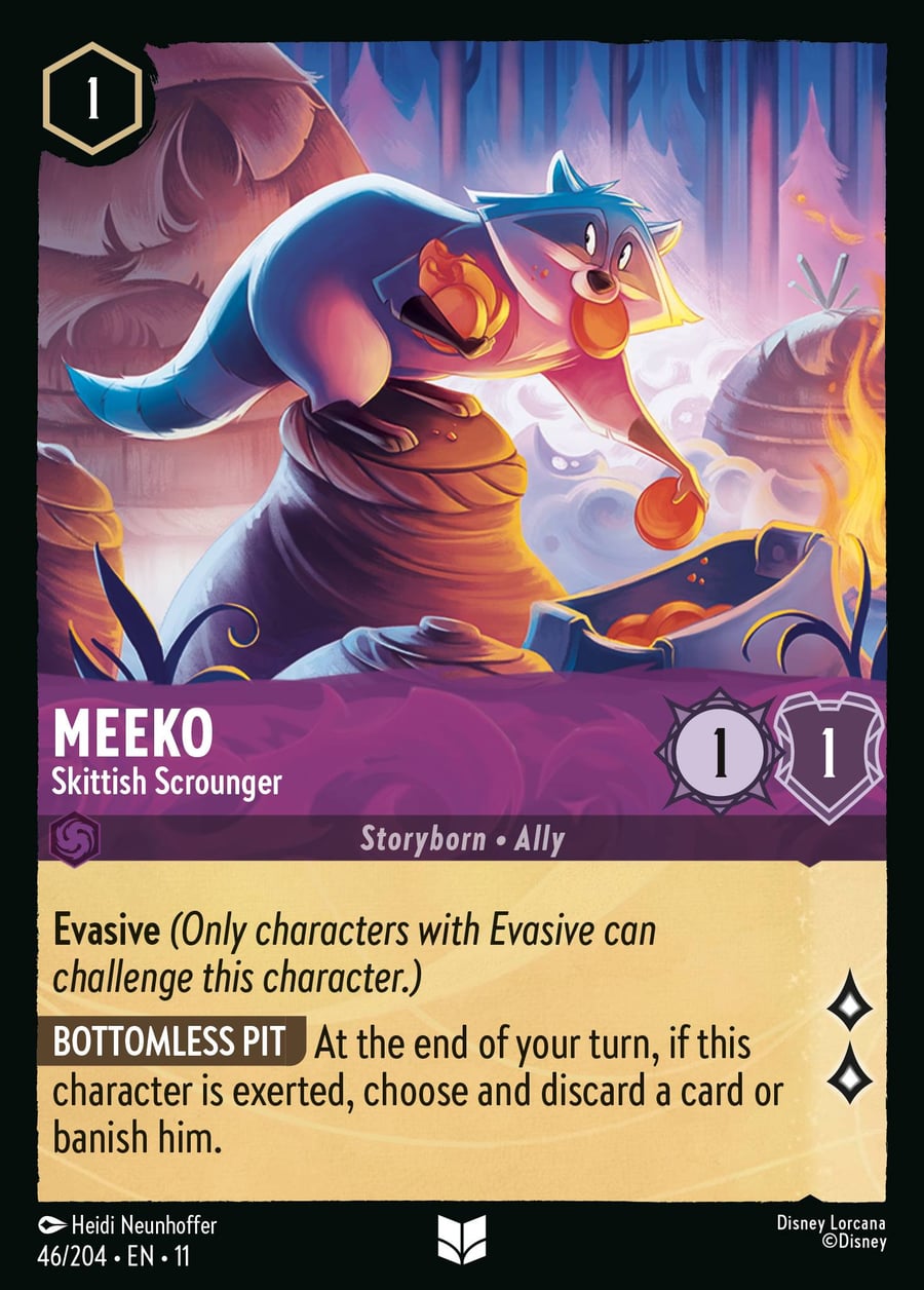 Meeko - Skittish Scrounger card art