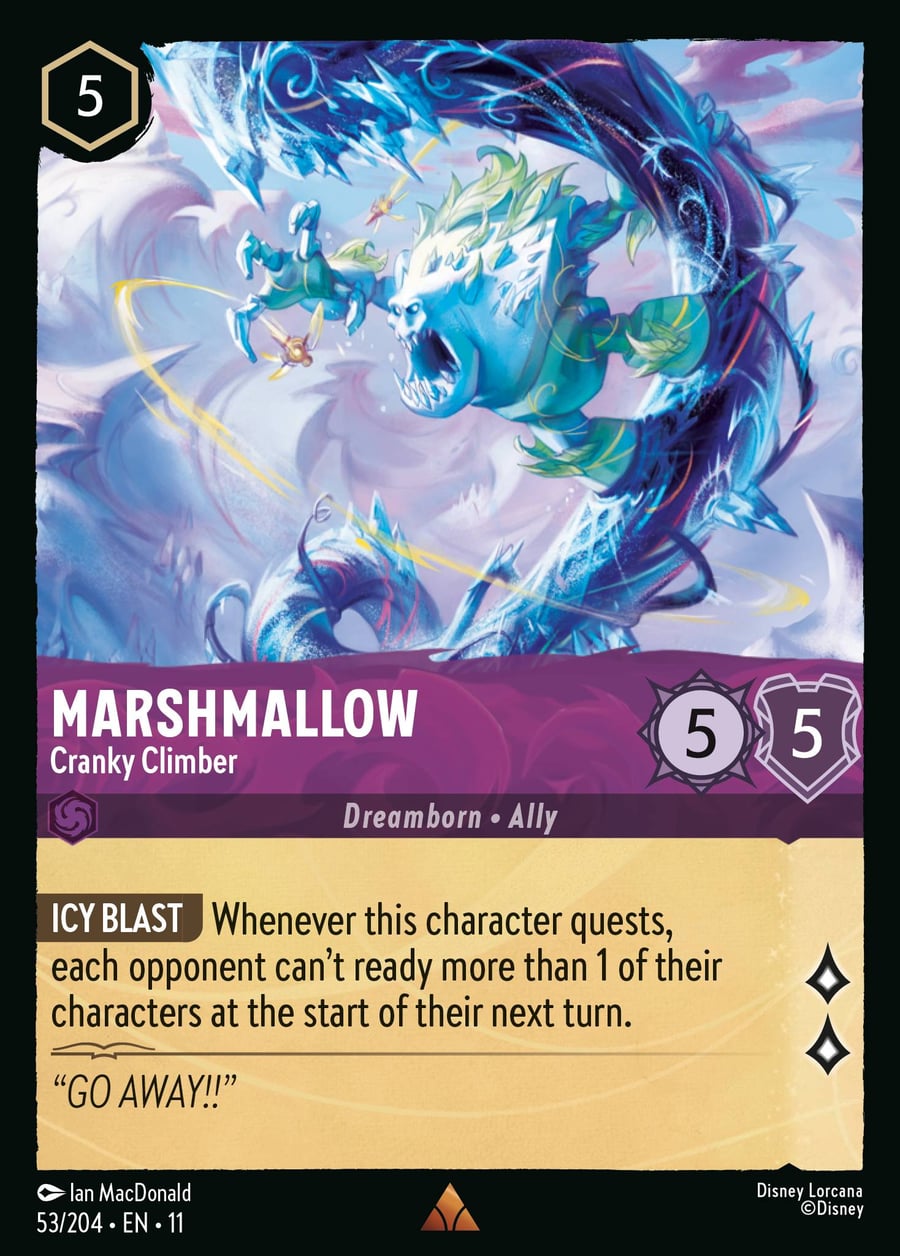 Marshmallow - Cranky Climber card art