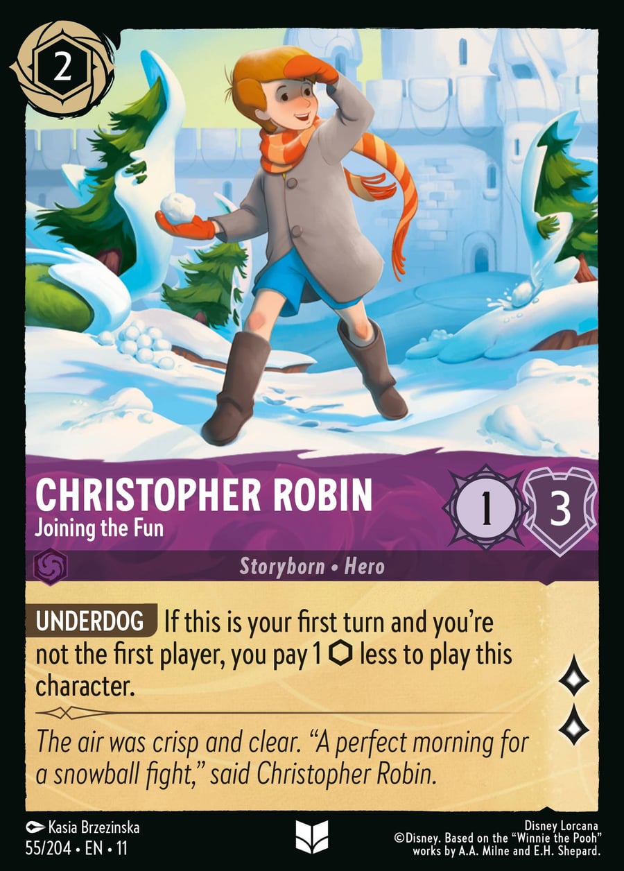 Christopher Robin - Joining the Fun card art