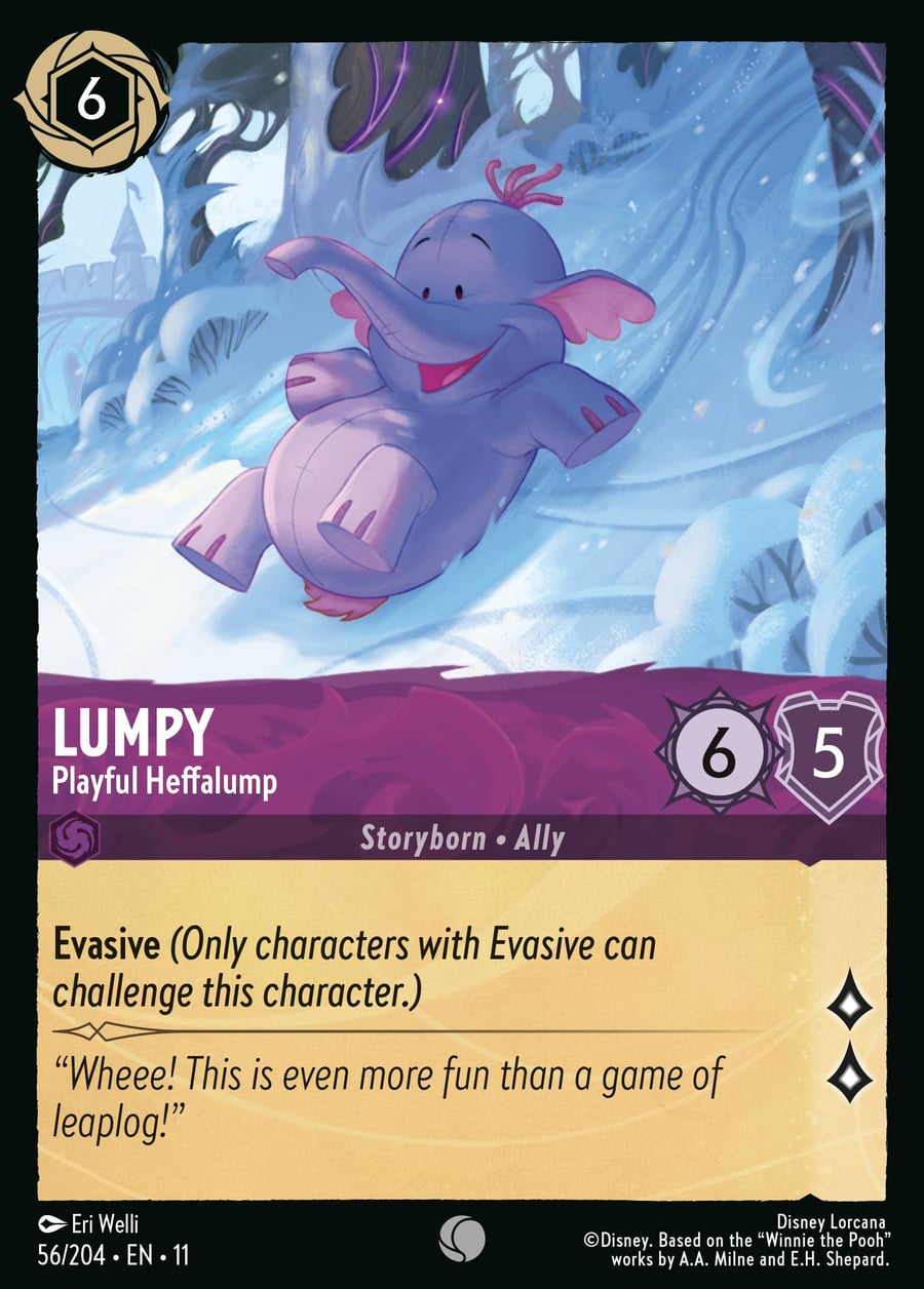 Lumpy - Playful Heffalump card art