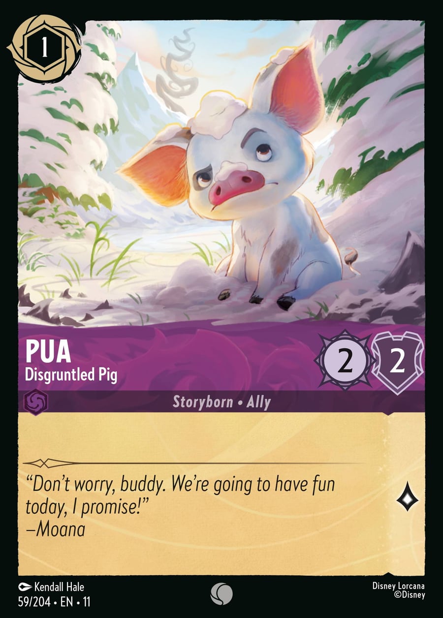 Pua - Disgruntled Pig card art