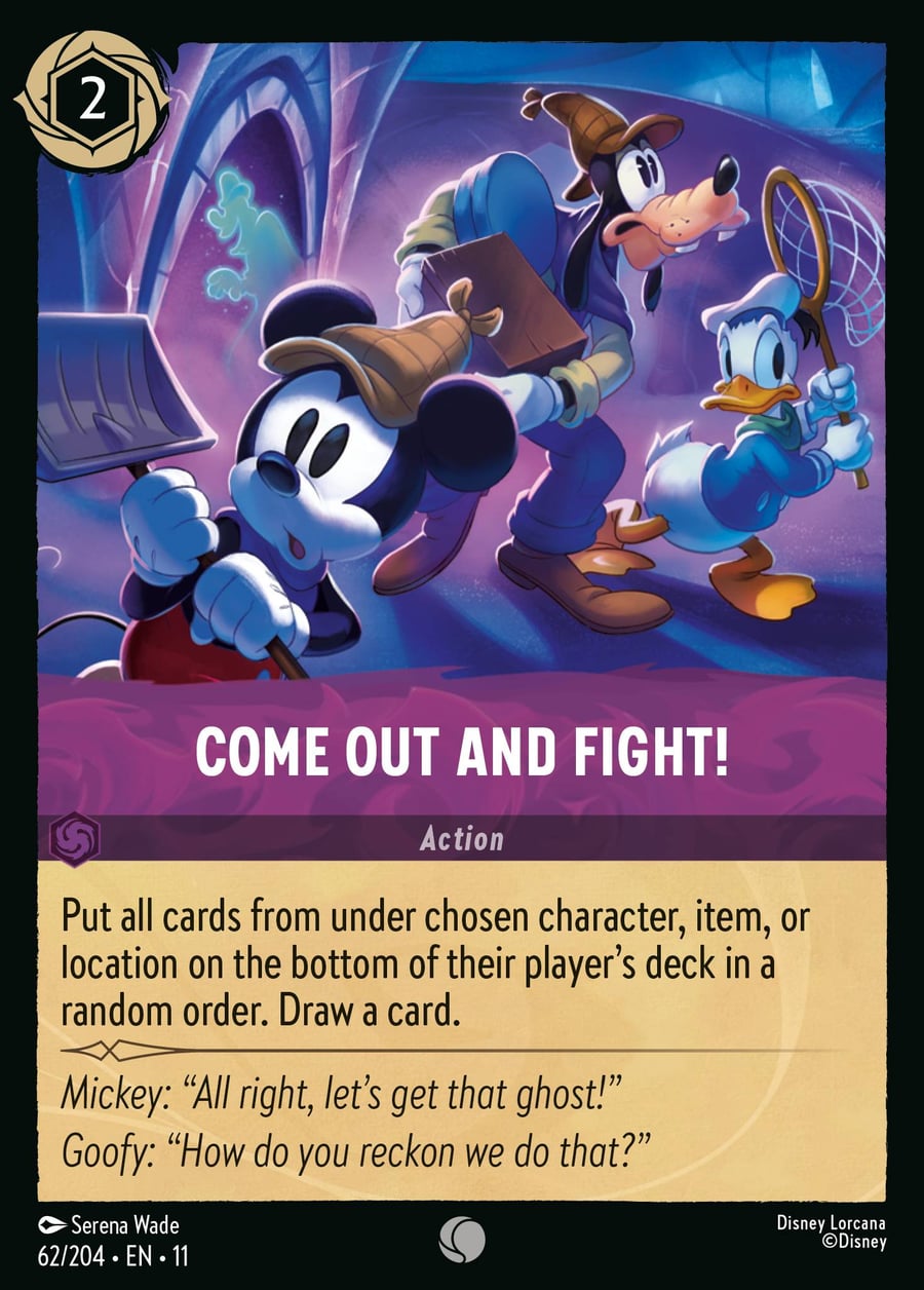 Come Out and Fight! card art