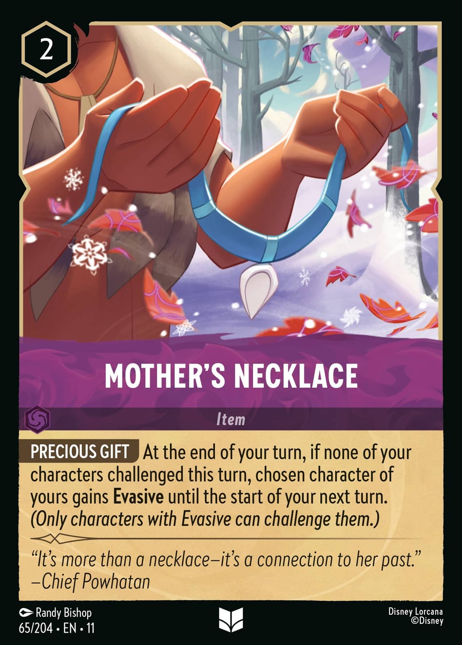 Mother's Necklace card art