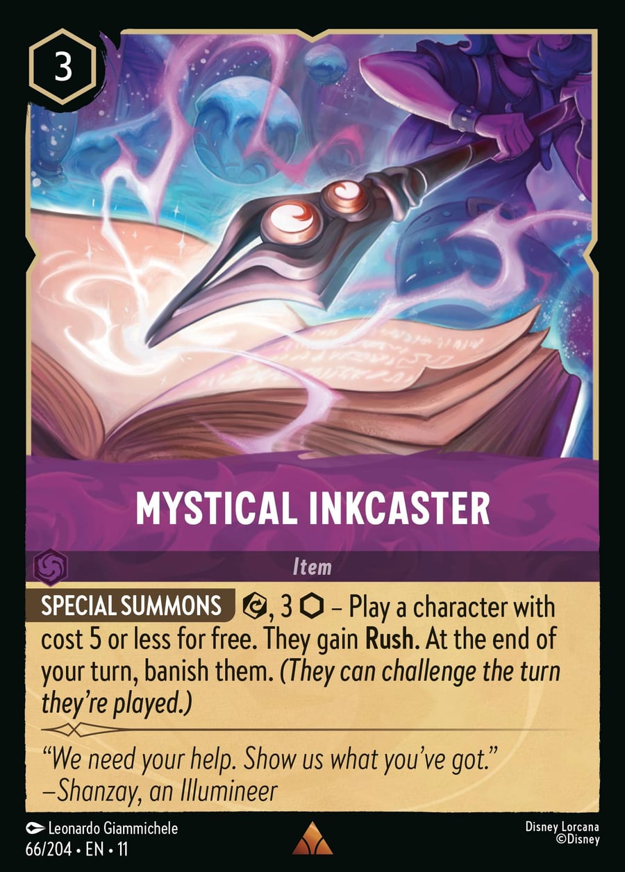 Mystical Inkcaster card art