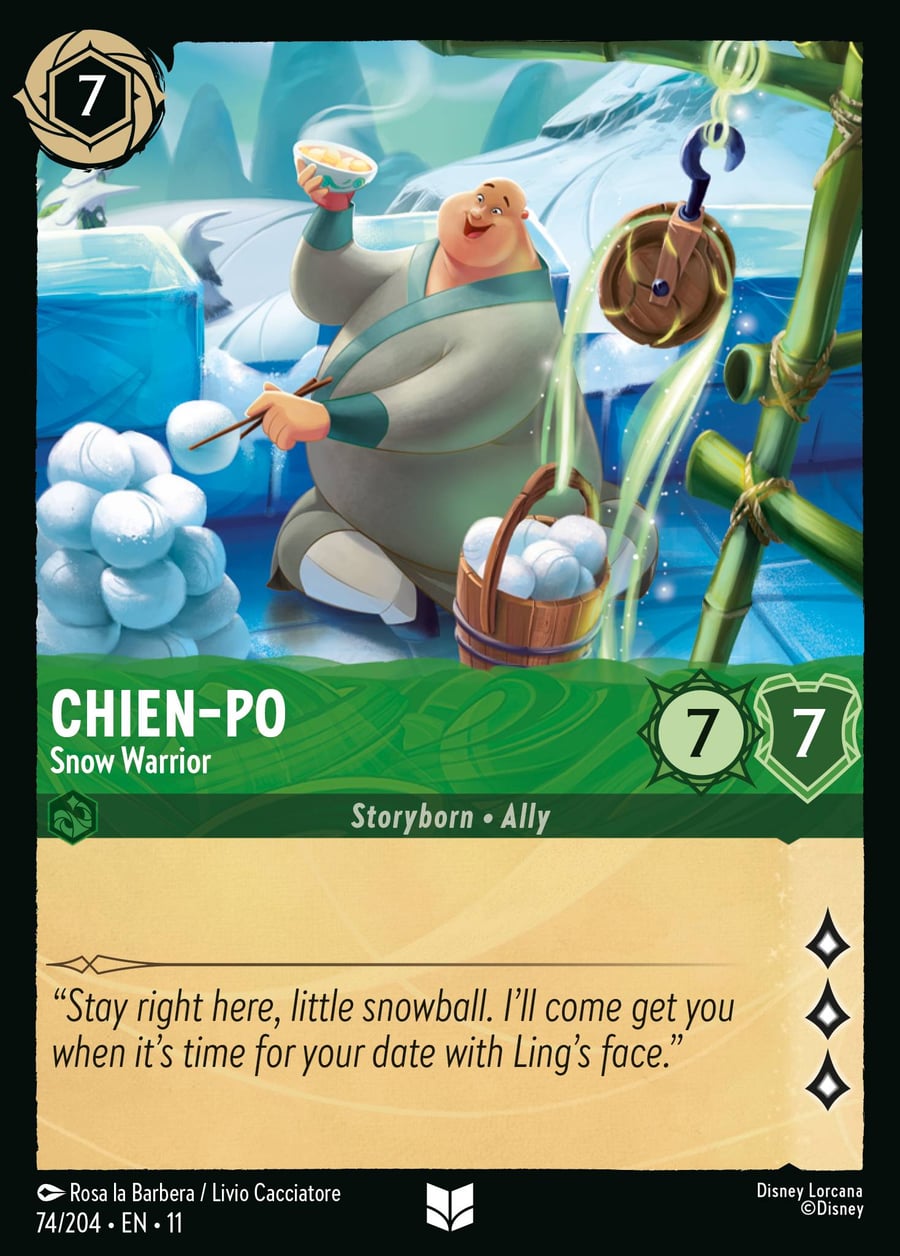 Chien-Po - Snow Warrior card art
