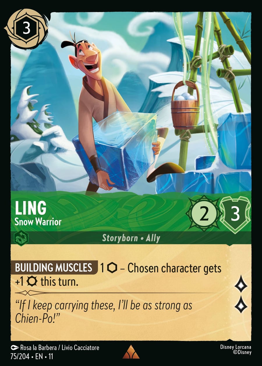 Ling - Snow Warrior card art