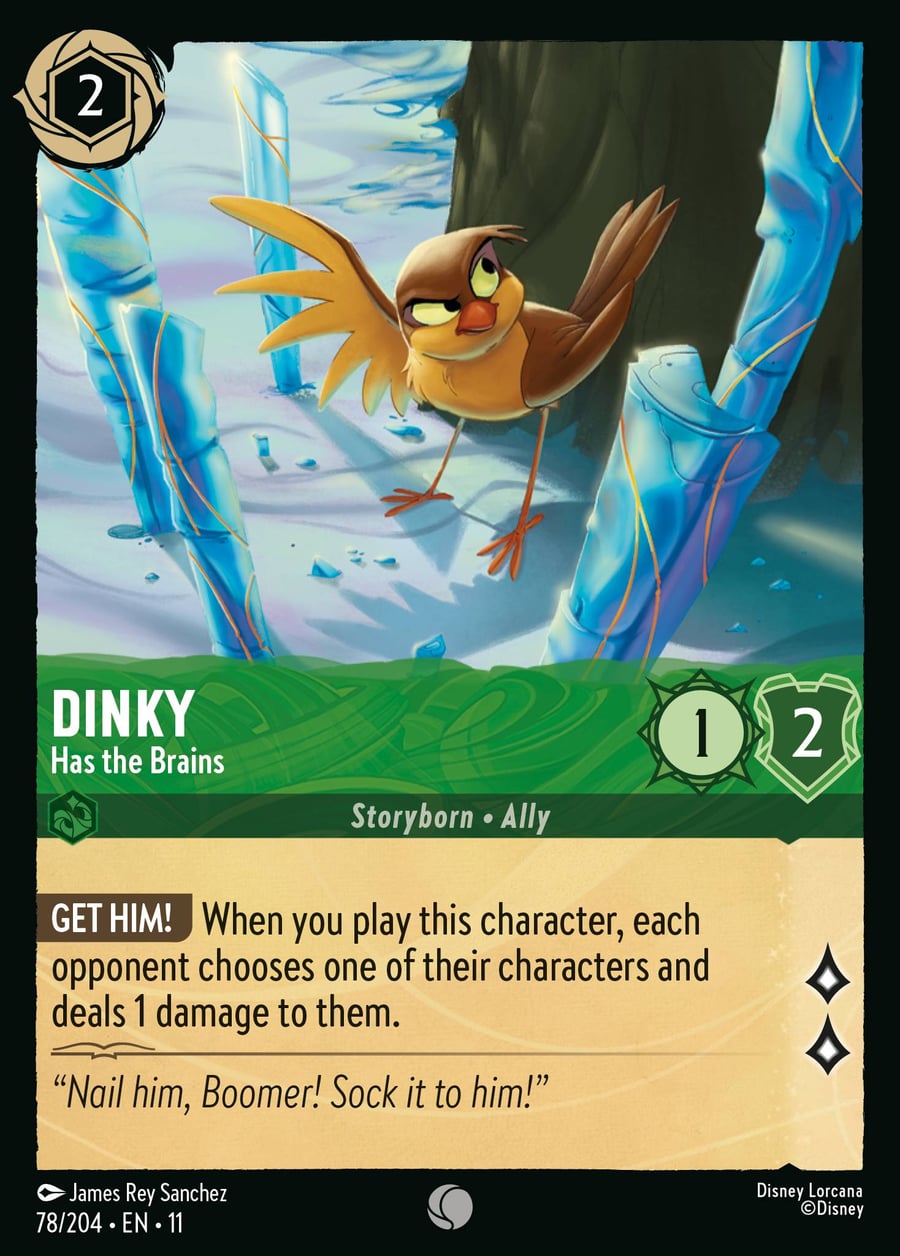 Dinky - Has the Brains card art
