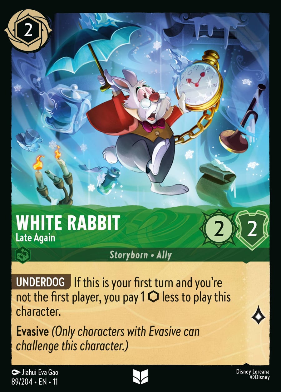White Rabbit - Late Again card art