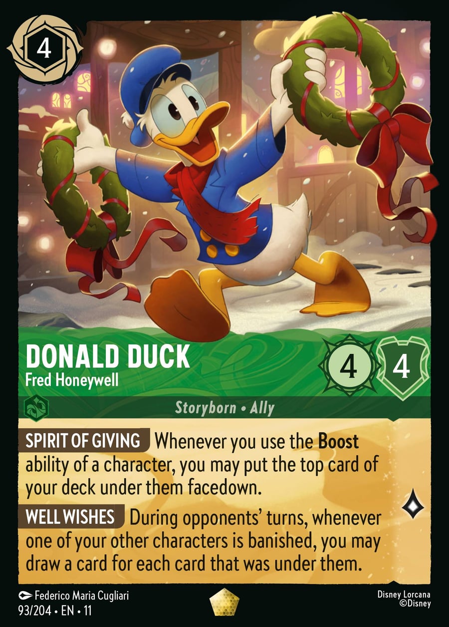 Donald Duck - Fred Honeywell card art