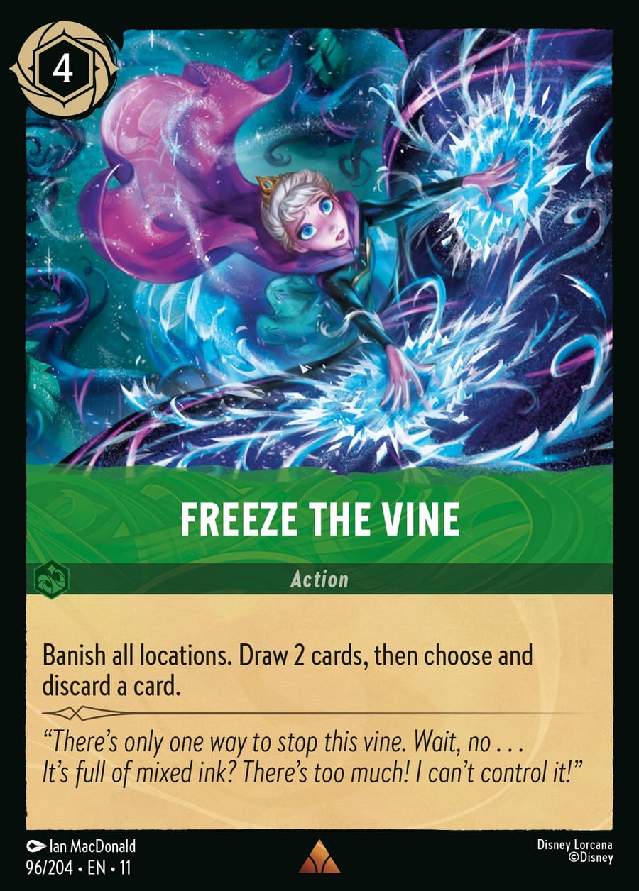 Freeze the Vine card art