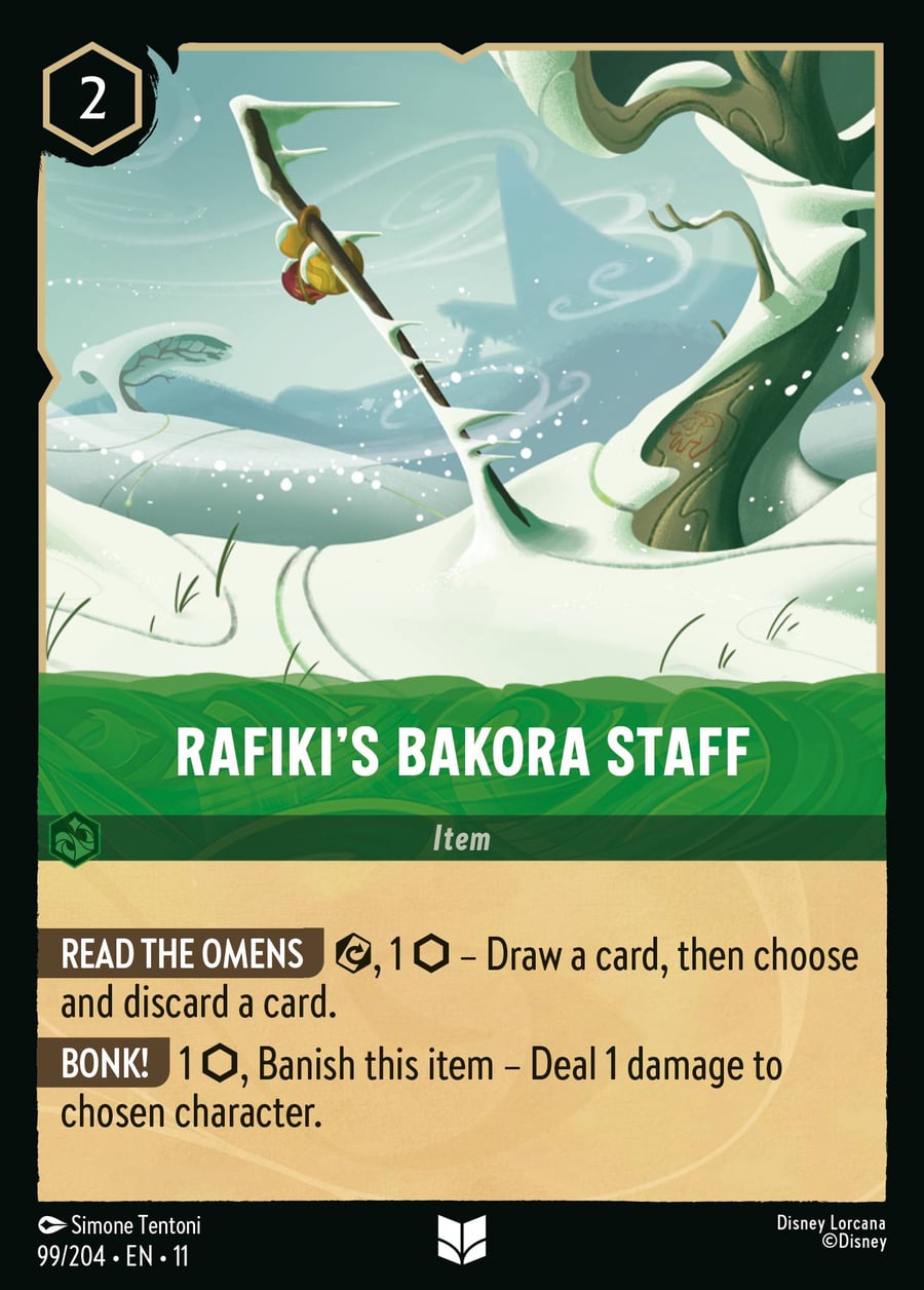 Rafiki's Bakora Staff card art