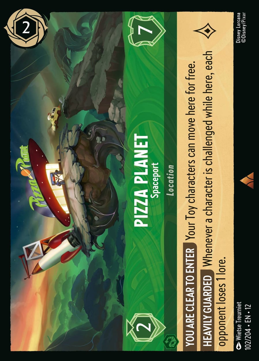 Pizza Planet - Spaceport card art